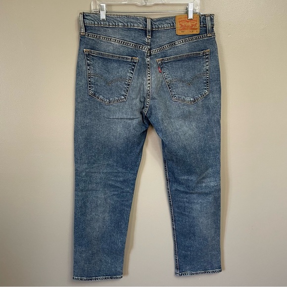 Mens Levi's 541 33 x 30 medium Wash Jeans - Picture 5 of 12